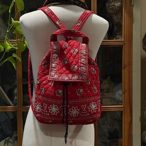 Vera Bradley Floral Quilted Backpack